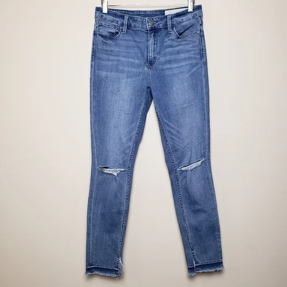 TREASURE & BOND Midrise Skinny Ankle Ripped Jeans - Picture 2 of 10